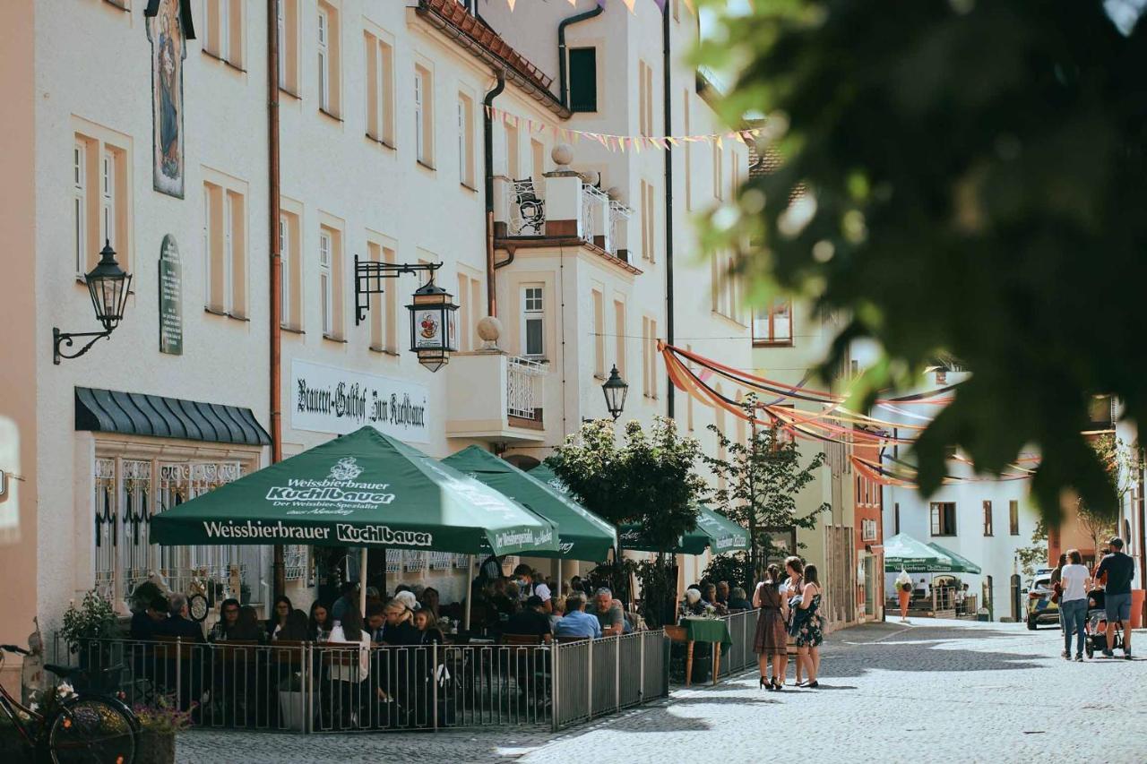 Brauereigasthof Zum Kuchlbauer Hotel Abensberg Kültér fotó